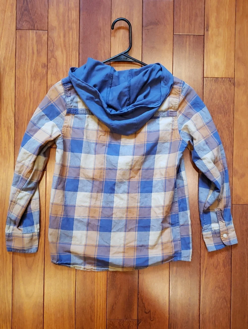 Bundle of Boy's long sleeve button down plaid shirts, Size 12
